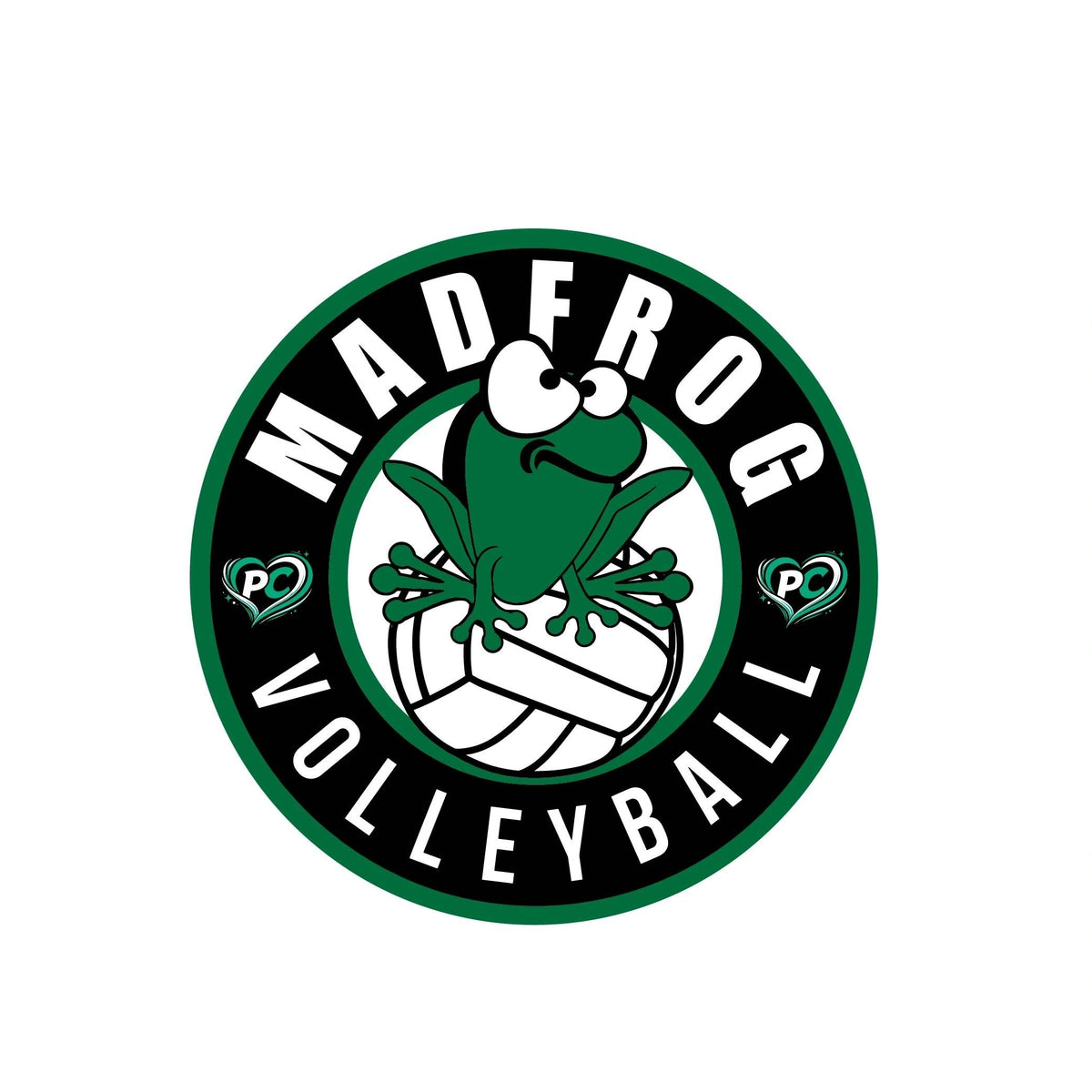 Madfrog Volleyball Vinyl Decal