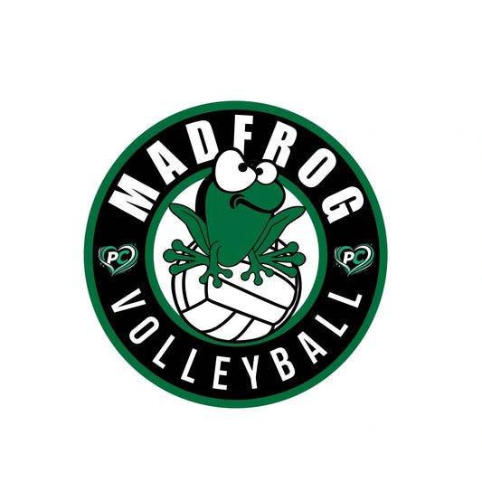Madfrog Volleyball Vinyl Decal